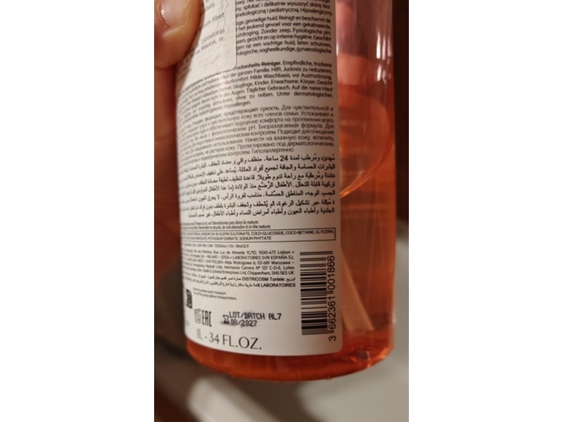 SVR Topialyse Cleansing Gel, 33.8 fl oz/1 L