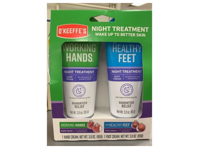 O'Keeffe's Night Treatment, 3 oz/85 g, 2 Pack