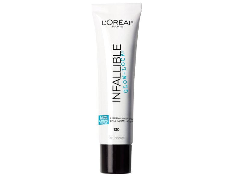 L'Oreal Paris Infallible Glow Lock Illuminating Primer , 130, 1 fl oz/30 mL