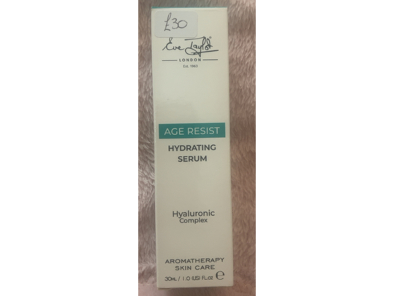Eve Taylor Age Resist Hydrating Serum, Hyaluronic Complex, 1.0 fl oz/30 mL