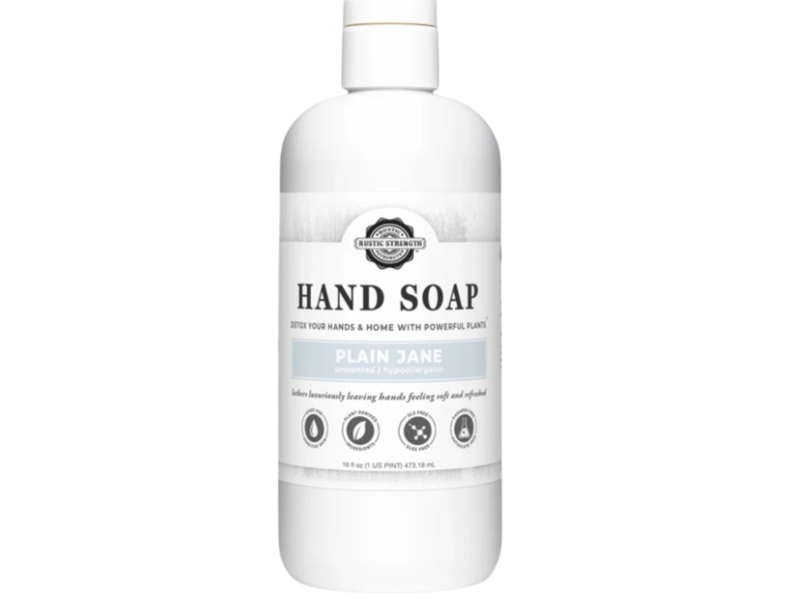 Rustic Strength Hand Soap, Plain Jane, 16 fl oz/473.18 mL