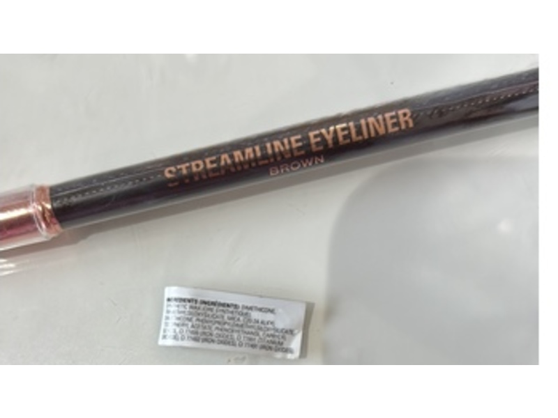 Makeup Revolution Streamline Waterline Eyeliner Pencil, Brown, 0.04 fl oz