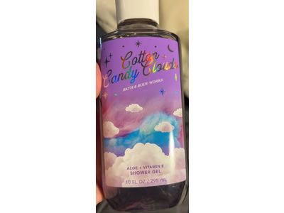 Bath Body Works Cotton Candy Cloud Shower Gel, Aloe Vitamin E