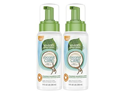 Seventh Generation Coconut Care Foaming Baby Shampoo & Wash, 9 fl oz