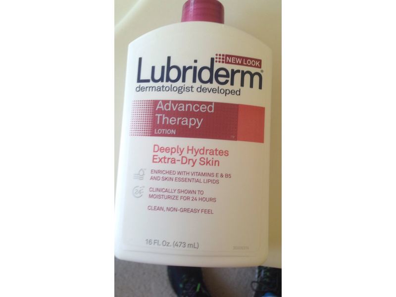 Lubriderm Advanced Therapy Moisturizing Hand/Body Lotion, 16-oz. Pump Bottle