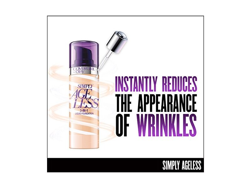 CoverGirl Olay Simply Ageless 3-in-1 Foundation, Buff Beige, 1 Fluid Ounce
