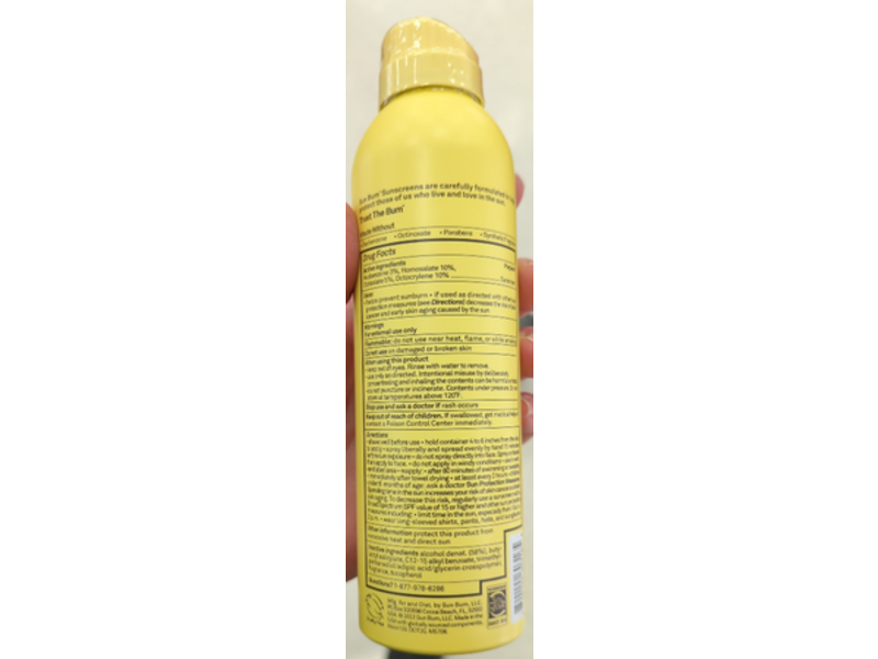 Sun Bum Kids Moisturizing Sunscreen Spray, SPF 50, 6 oz/170 g