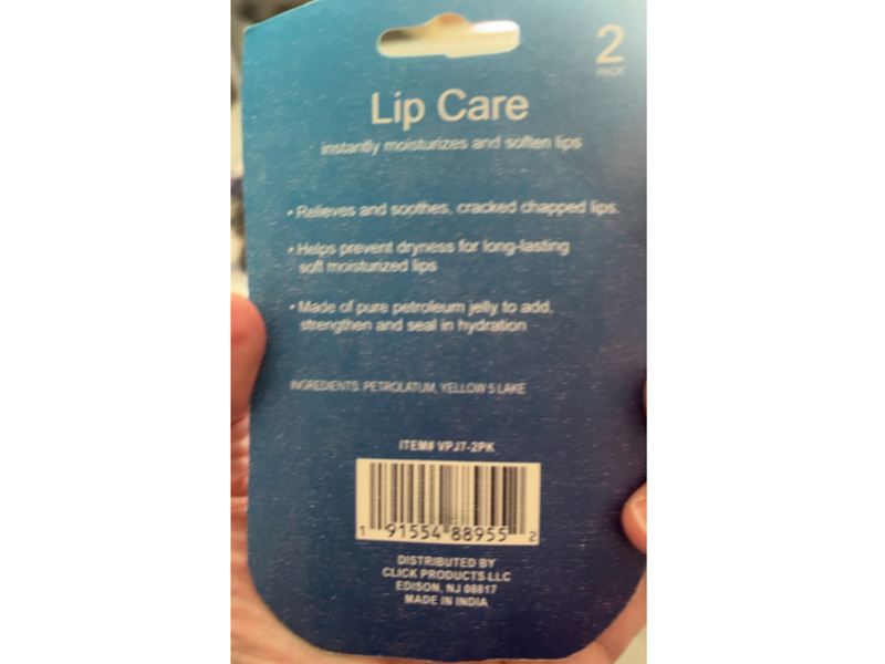 Vaseline Lip Care Petroleum Jelly, Original, 0.20 oz/5.5 g, Pack Of 2