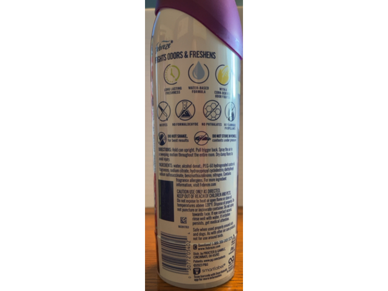 Febreze Air Freshner, Mountain, 8.8 oz/250 mL