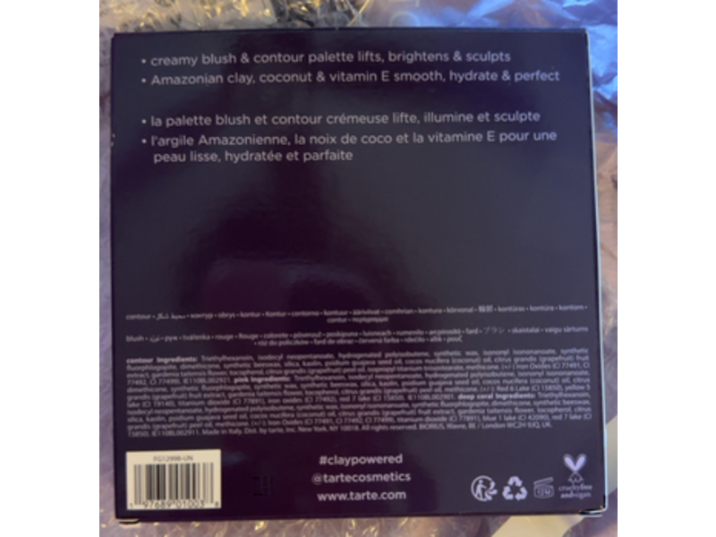 Tarte Cosmetics Park Ave Princess Cream Cheek Palette, Medium To Tan, 0.52 oz/15 g