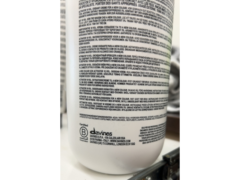 Davines Colour Activator, 10 Vol, 30.43 fl oz/900 mL