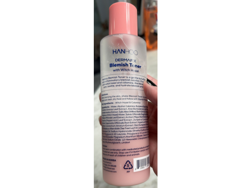 Dermafix Blemish Toner, Witch Hazel, 6.76 fl oz/200 mL