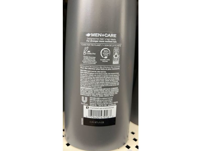 Dove Men+ Care 2 In 1 Shampoo + Conditioner, Lime + Cedarwood, 20.4 fl oz/603 mL