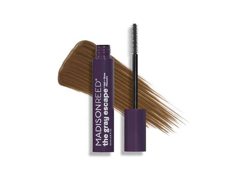 Madison Reed The Gray Escape Hair & Brow Mascara, Light Brown, 0.5 fl oz/15 mL