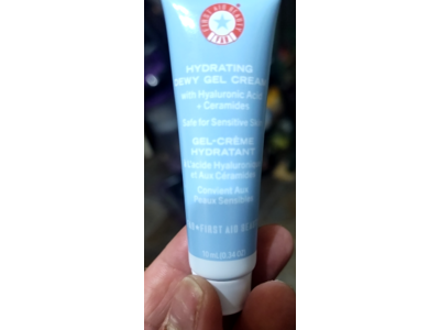 First Aid Beauty Hydrating Dewy Gel Cream, 0.34 oz/10 mL