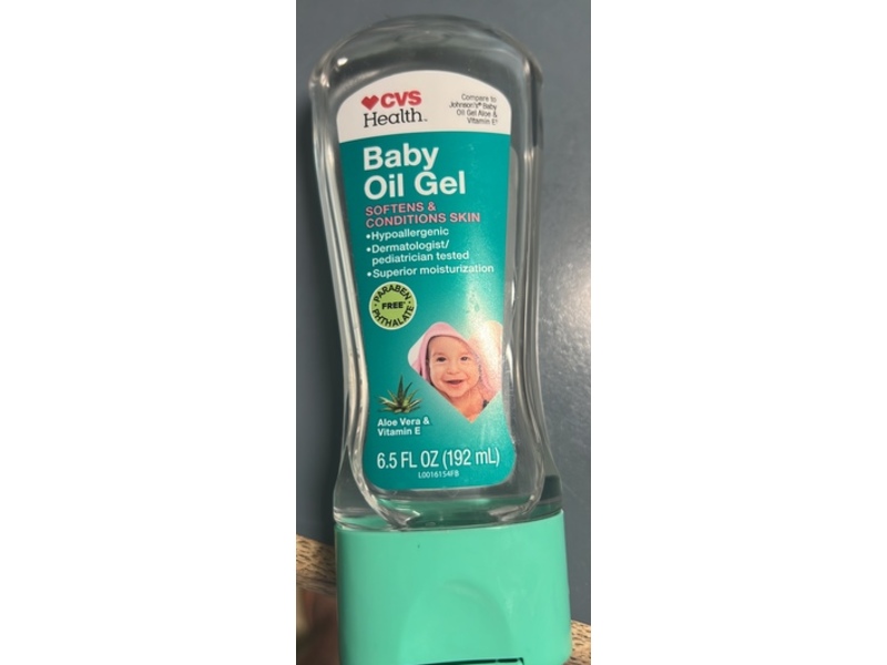 CVS Health Baby Oil Gel, 6.5 fl oz/192 mL