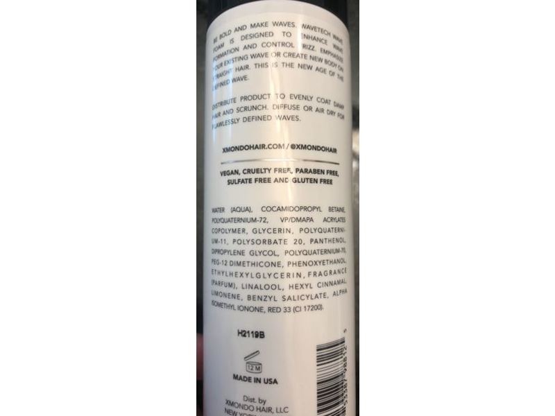 XMONDO Wavetech Wave Foam, 6.7 fl oz/200 mL