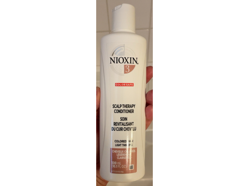 Nioxin 3 Scalp Therapy Conditioner, Light Thinning, 10.1 fl oz/300 mL