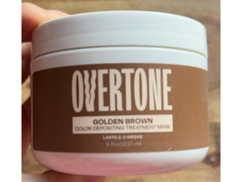 Overtone Color Depositing Treatment Mask, Golden Brown, 8 fl oz/237 mL