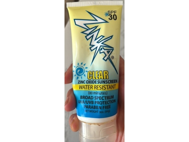 Zinka Clear Sunscreen Lotion, SPF 30, 3 oz/84 g