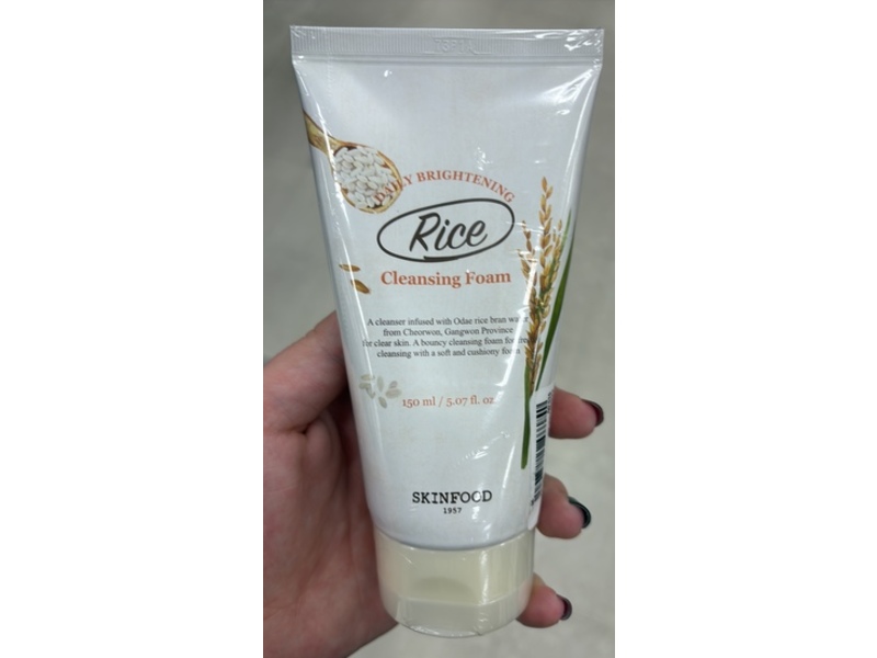 Skin Food Rice Cleansing Foam, 5.07 fl oz/150 mL