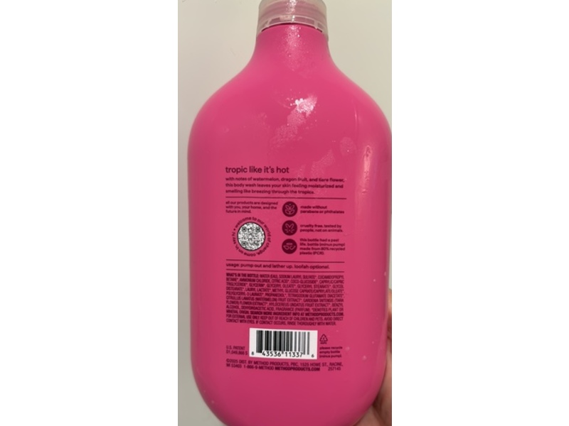 Method Body Wash, Tropic Wonder, 28 fl oz/828 mL