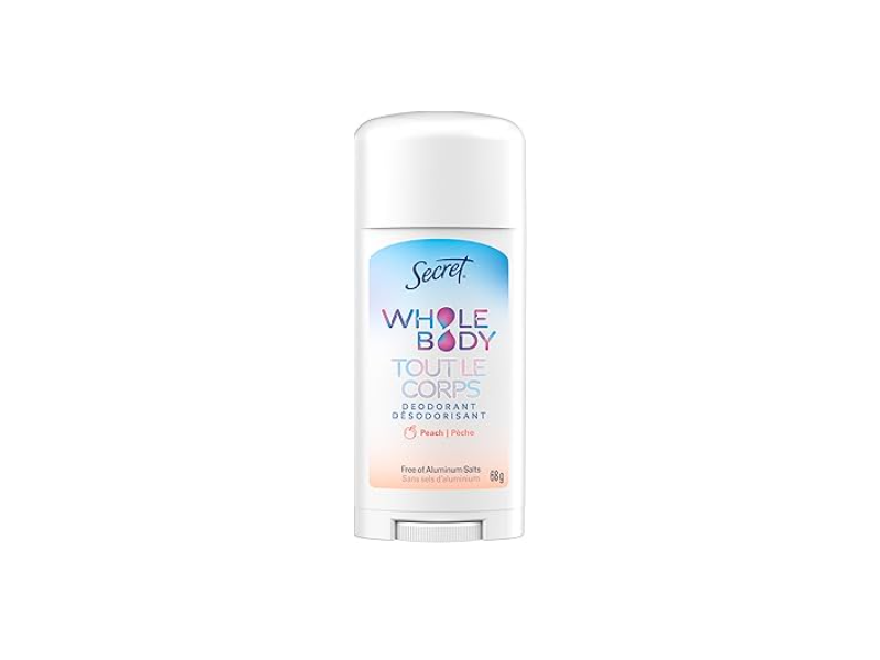 Secret Deodorant Whole Body, Peach, 2.4 oz/68 g