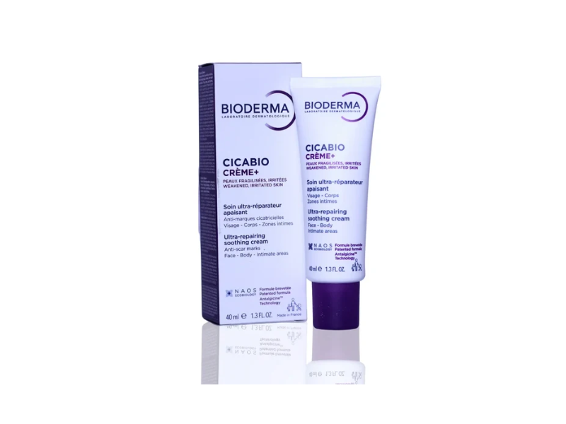 Bioderma Cicabio Anti-Scar Marks Ultra-Repairing Soothing Cream, 1.3 fl oz/40 mL