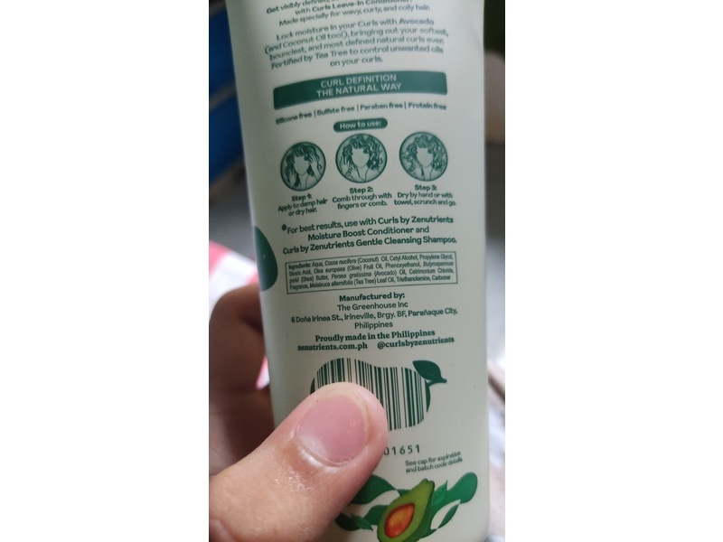 Zenutrients Moisture Lock Leave-In Conditioner, Avocado, 200 mL