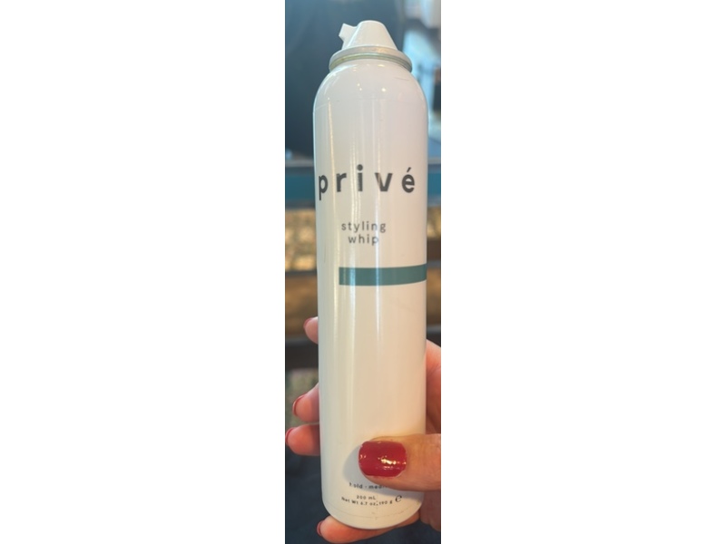 Prive Styling Whip Hair Mousse, 6.7 fl oz/190 g