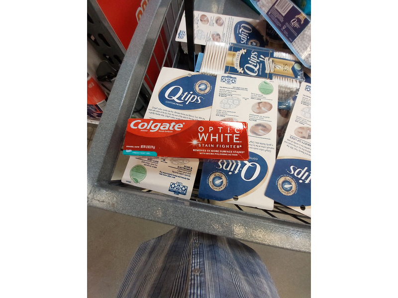 Colgate Optic White Stain Fighter, Baking Soda, 4.2 oz/119 g