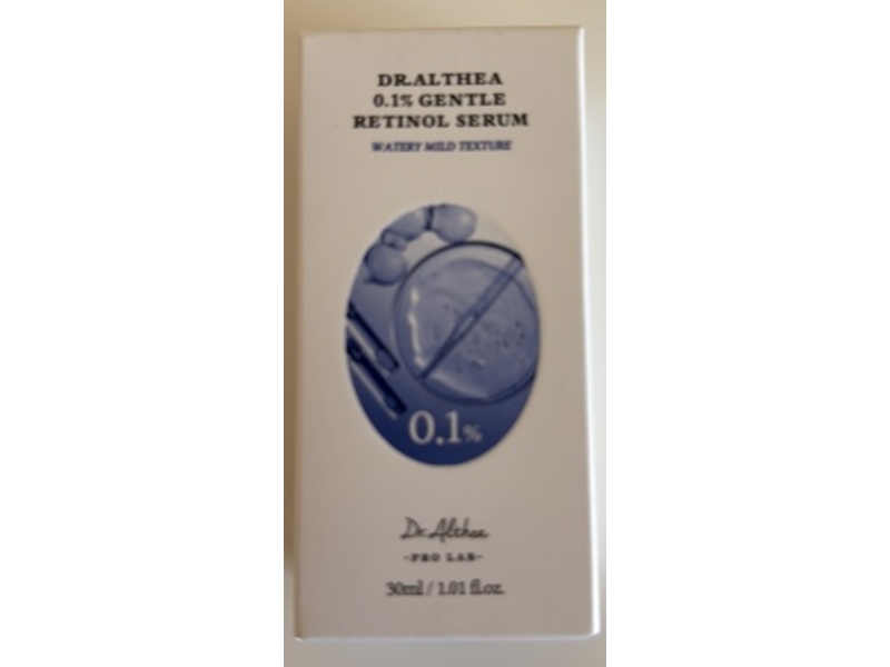 Dr.Althea 0.1% Gentle Retinol Serum, 1.01 fl oz/30 mL