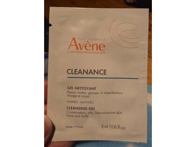 Avene Cleanance Cleansing Gel, 0.06 fl oz/2 mL
