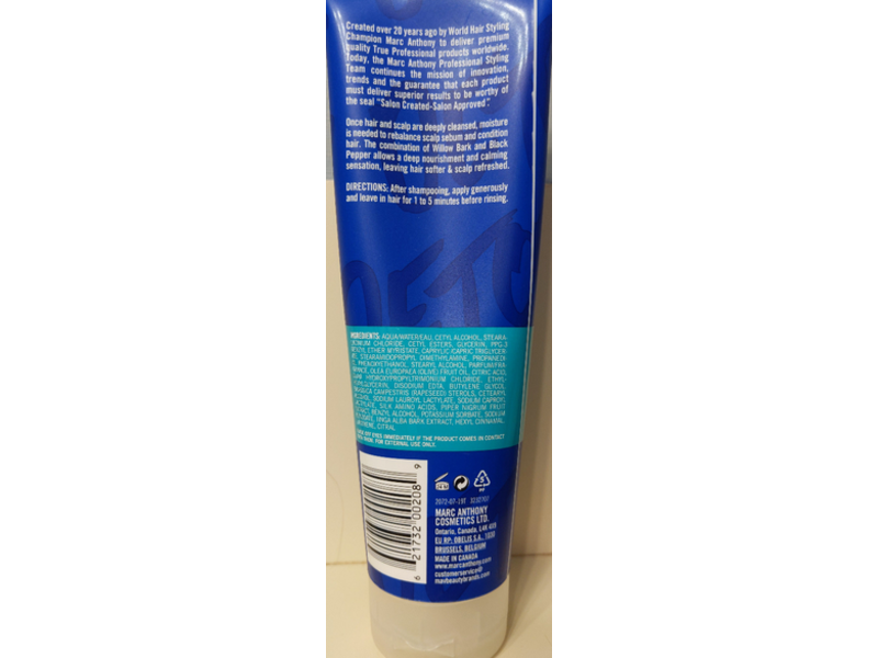 Marc Anthony Hair & Scalp Detox Conditioner, Purify & Refresh, 8.4 fl oz/250 mL
