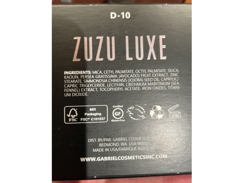 Zuzu Luxe Mineral Powder, D-10, 0.32 oz/9 g