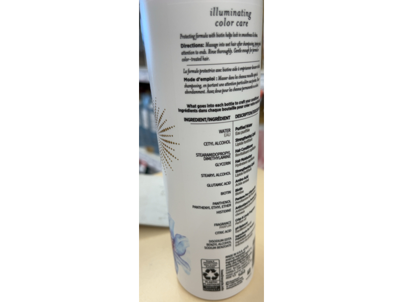 Pantene Illuminating Color Care Conditioner, 13.5 fl oz/400 mL