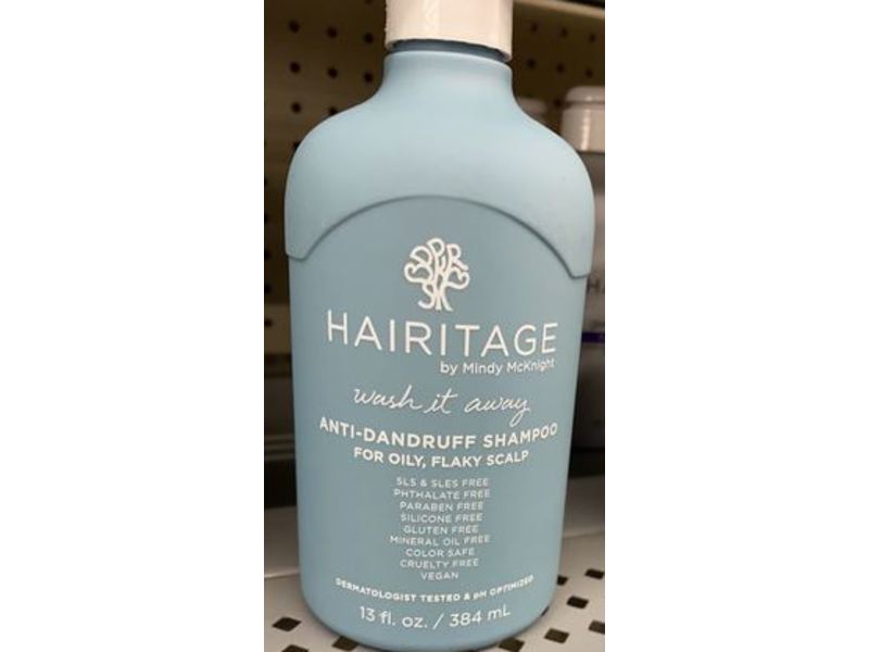 Hairitage Wash It Away Anti-Dandruff Shampoo, 13 fl oz/384 mL