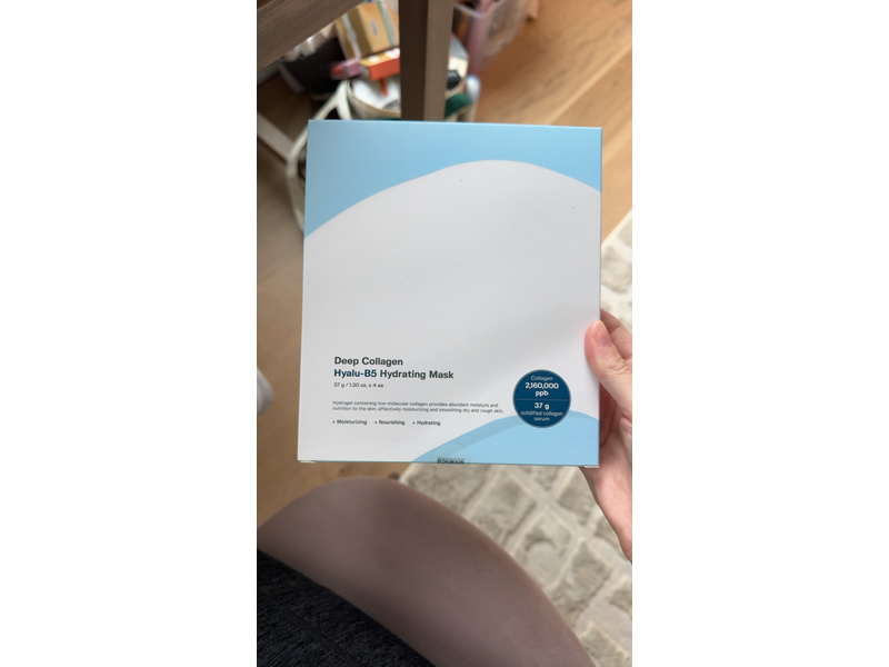Sungboon Deep Collagen Hyalu-B5 Hydrating Mask, 1.30 oz/37 g, Pack Of 4