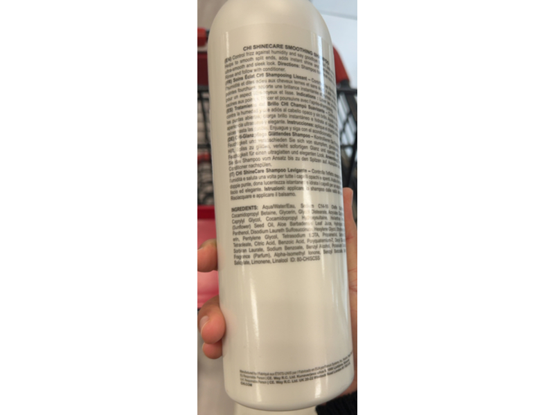 Chi Shine Care Smoothing Shampoo, 25 fl oz/739 mL