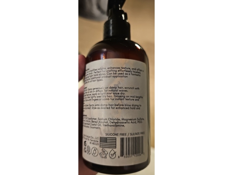 Noble Product Wave Sea Salt Spray, Ocean Breeze, 8 fl oz/236 mL