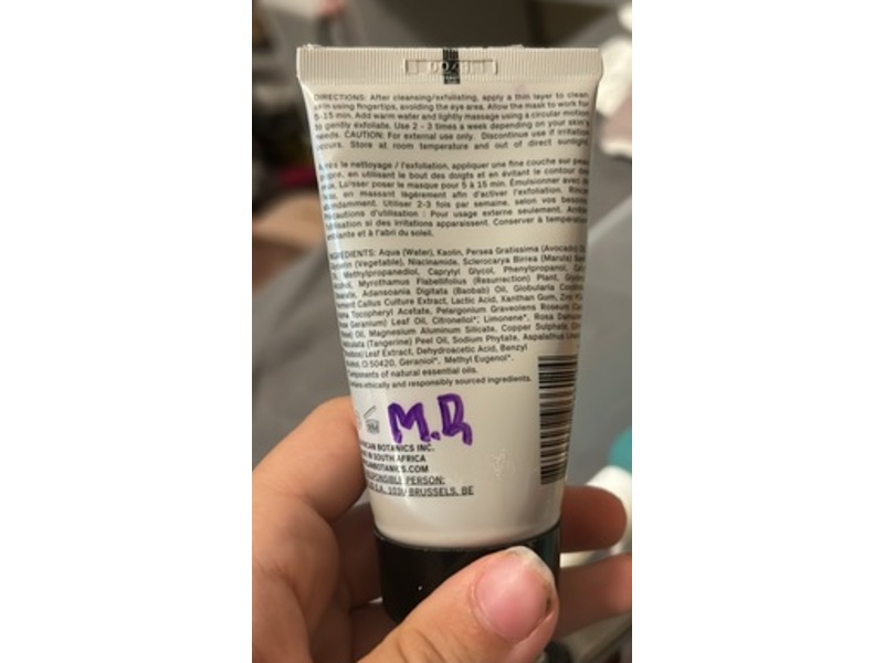 African Botanics Mineral Cleansing Mask, 1.7 fl oz/50 mL