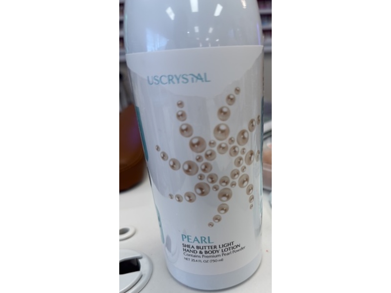 Uscrystal Beauty Hand & Body Lotion, Pearl, 25.4 fl oz/750 mL