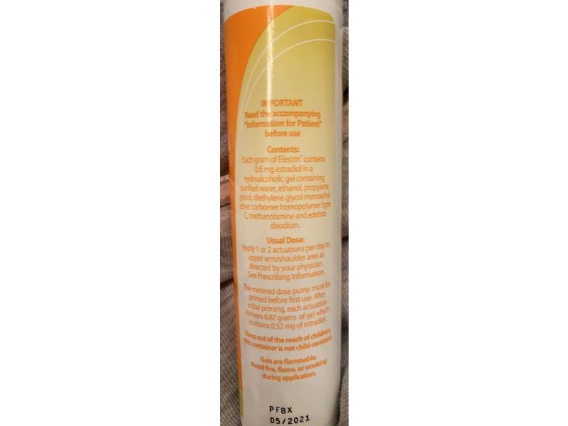 Elestrin (estraidol gel) 0.06%, 35 g, Meda Pharmaceuticals (RX)
