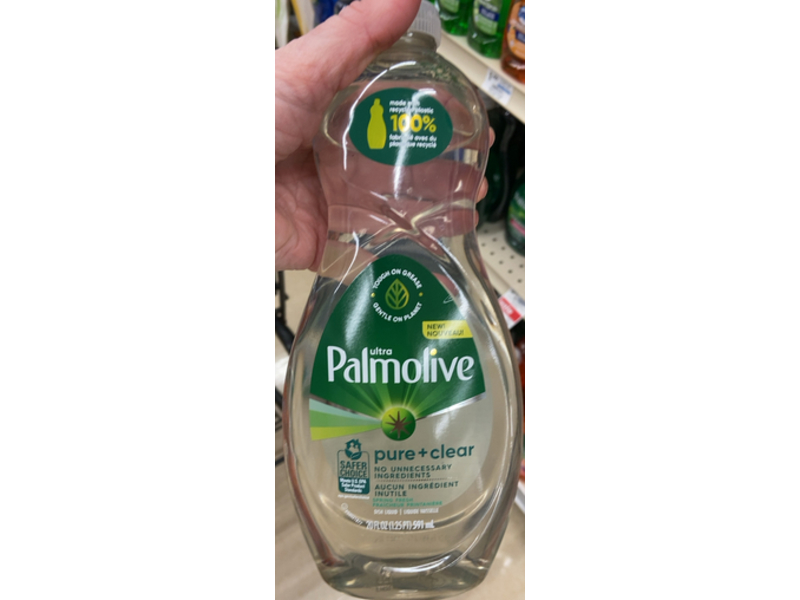 Palmolive Ultra Dishwashing Liquid, Pure + Clear Spring Fresh, 20 fl oz/591 mL