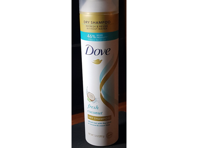 Dove Beauty Dry Shampoo, Fresh Coconut, 7.3 oz/207 g