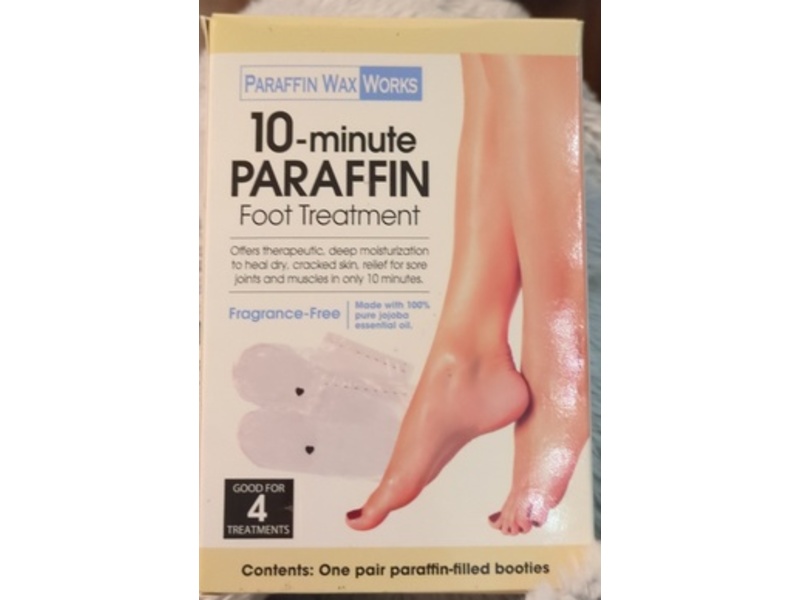 Paraffin Wax Works 10-Minute Paraffin Foot Treatment, Fragrance-Free, 6.4 oz/180 g, 1 Pair