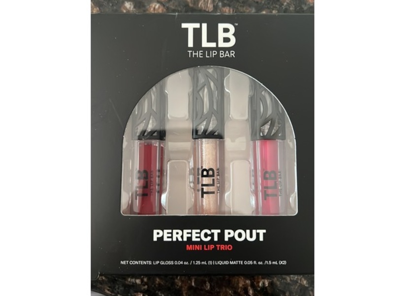 The Lip Bar Perfect Pout Mini Lip Trio, 0.04 oz/1.25 mL