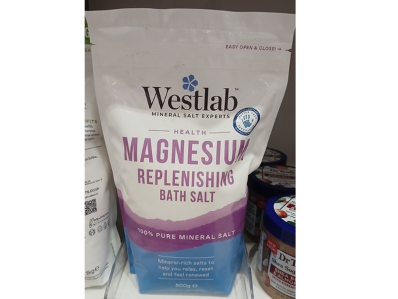 WestLab Magnesium Replenishing Bath Salt, 800 g