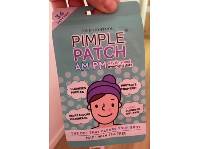 Skin Control Pimple Patch AM + PM Daytime & Overnight Dots, Tea Tree, 36 Count