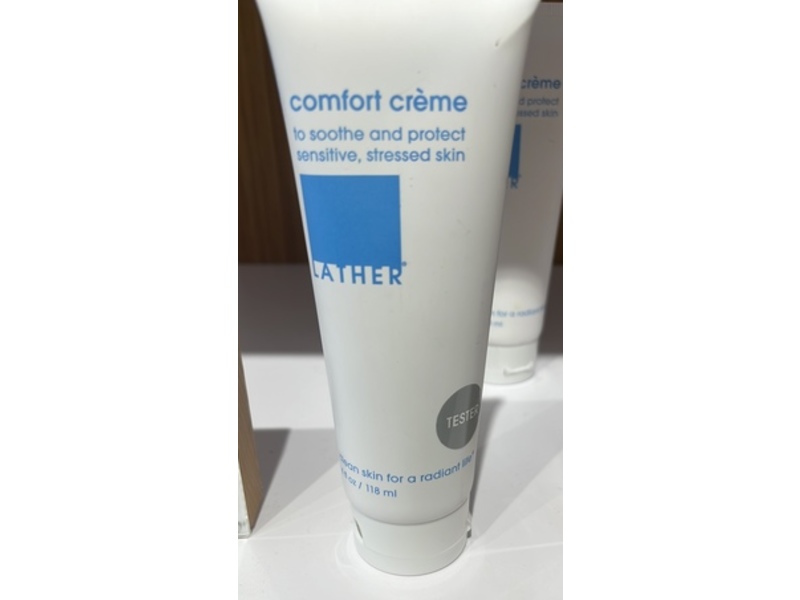 Lather Comfort Cream, 4 fl oz/118 mL